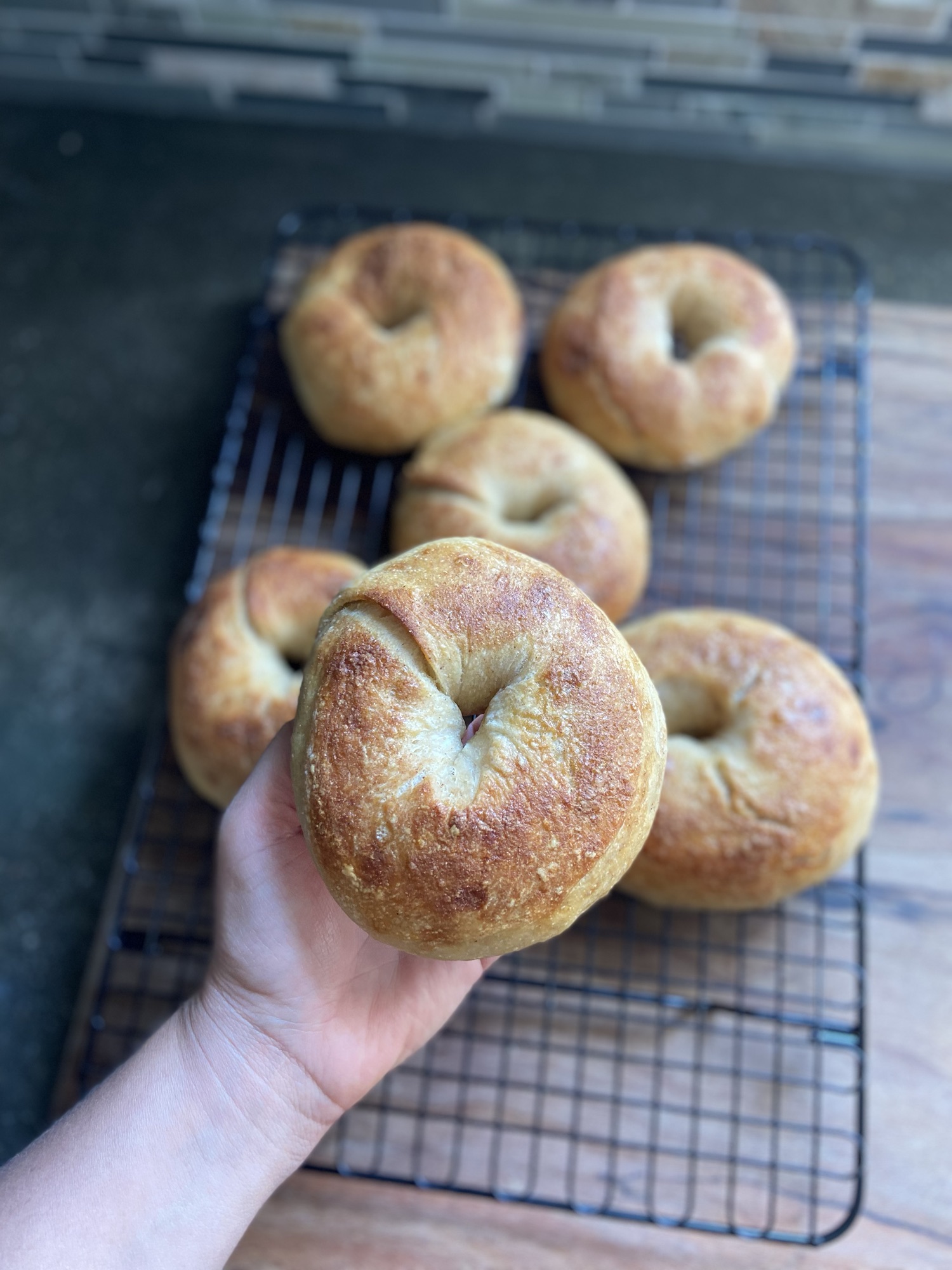 Sourdough Apple Cider Bagelatta Recipe