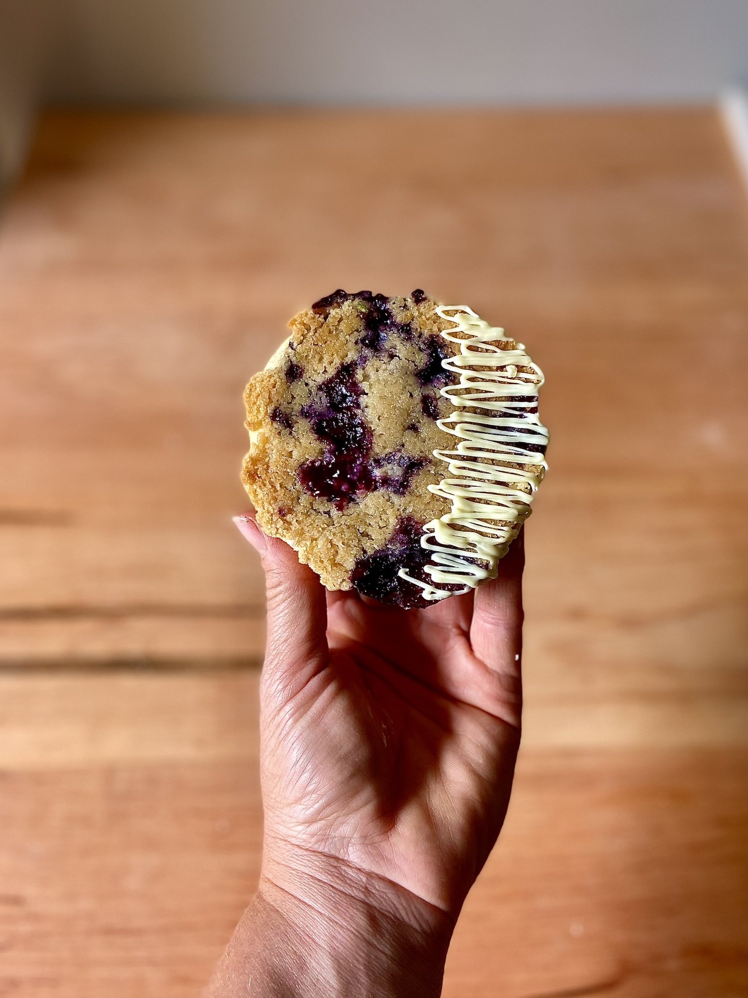 Blueberry Pie Cookies (Sourdough)