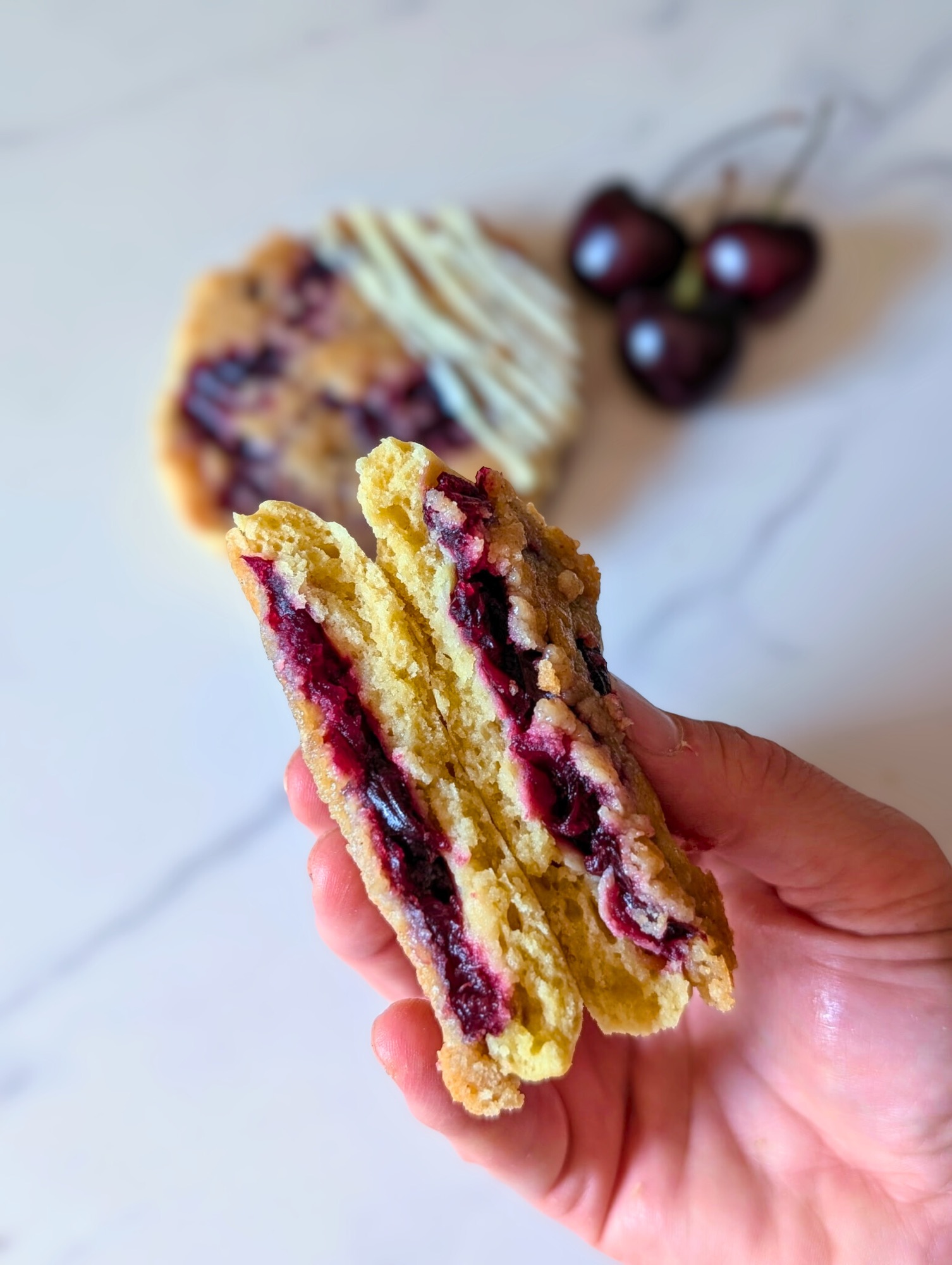 Cherry Pie Sourdough Cookies