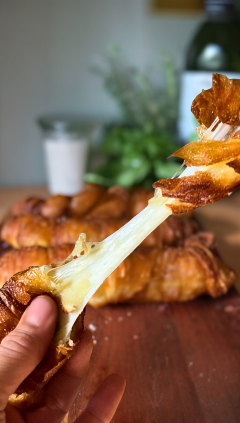 The Ultimate Sourdough Croissant Mozzarella Sticks