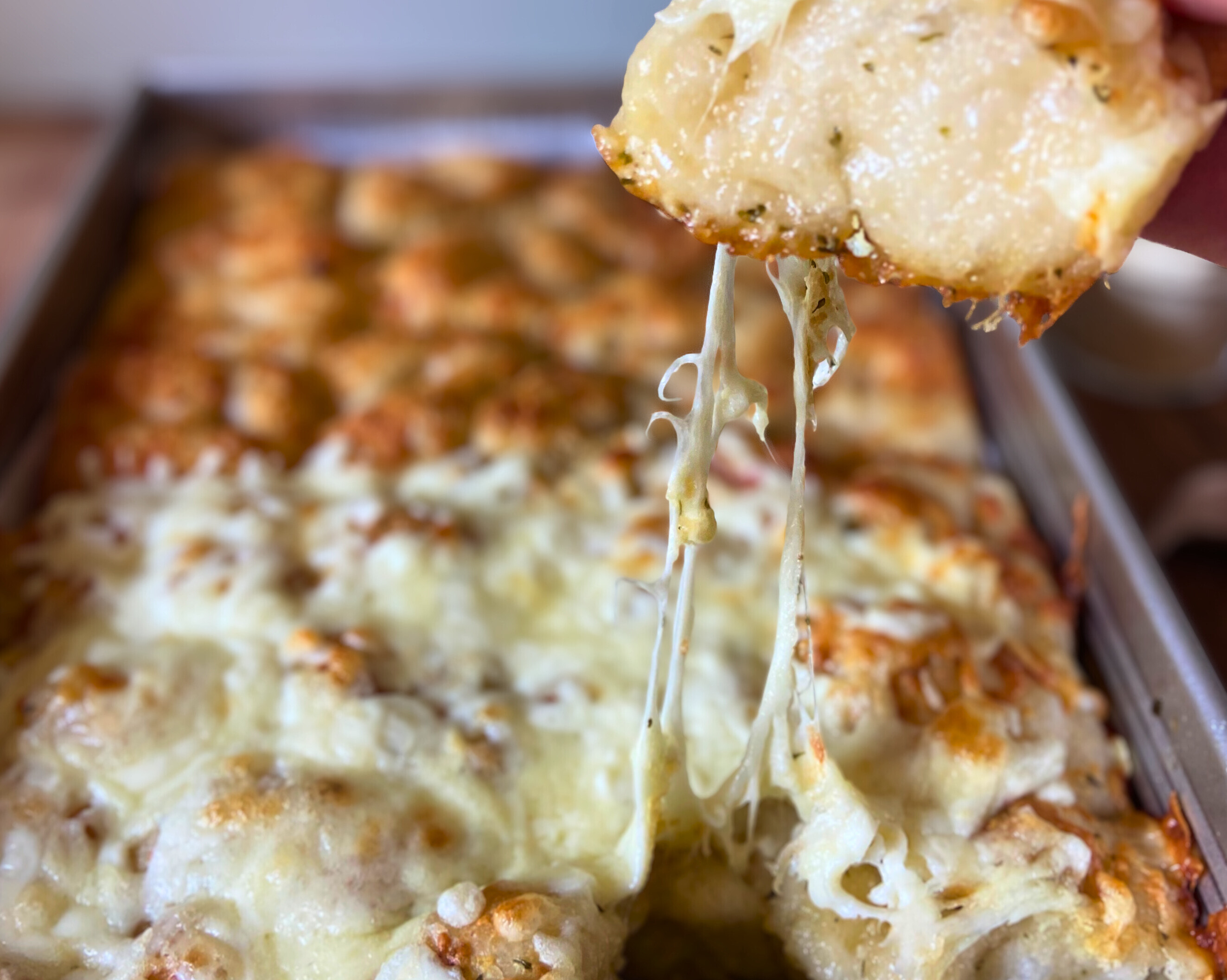Garlic Parmesan Pull-Apart Focaccia | Easy Garlic Bread