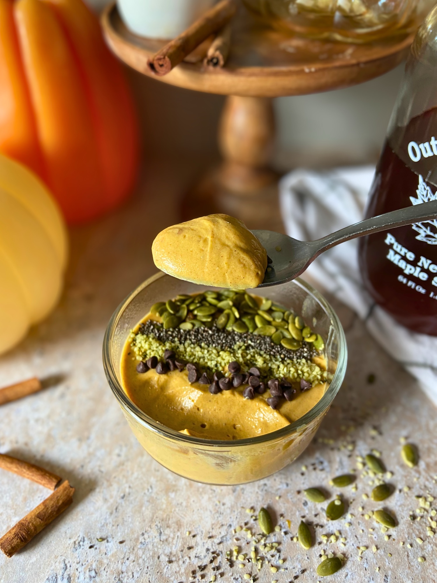 Pumpkin Cheesecake High Protein Pudding (Hard Boiled Egg & Cottage Cheese Recipe)