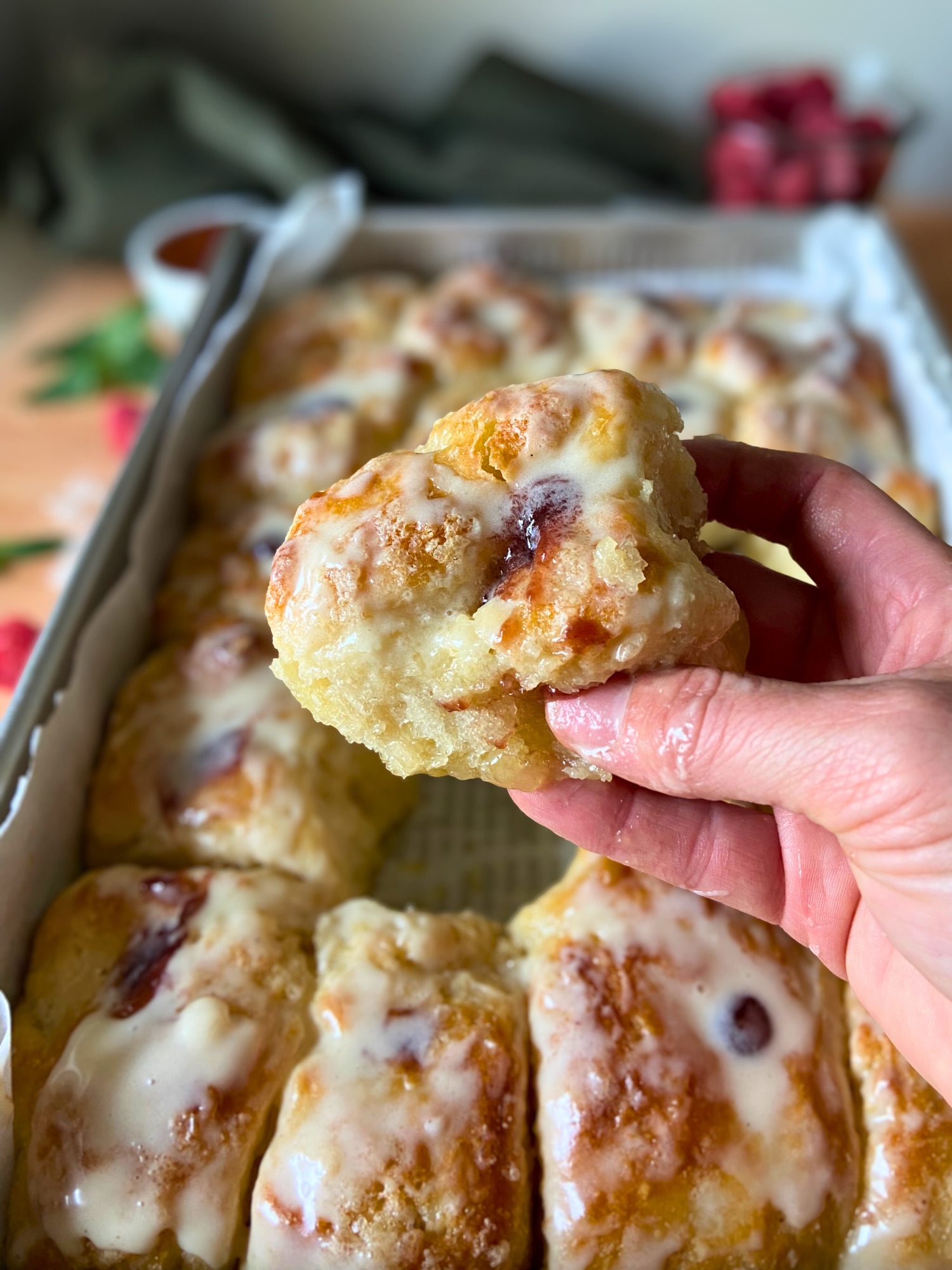 Jelly Donut Pull-Apart Focaccia (Viral Sourdough Recipe!)