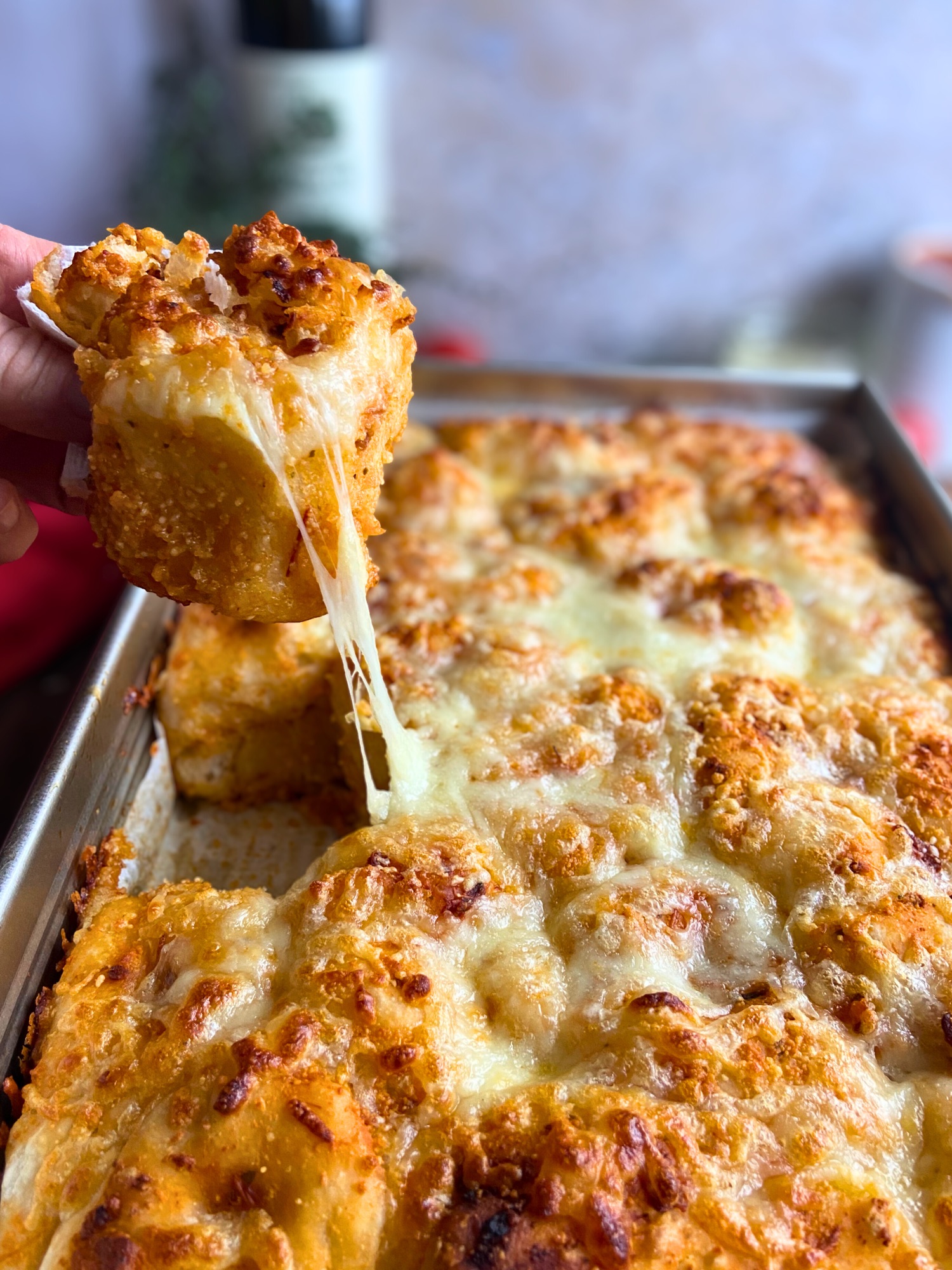 Pizza Pull-Apart Sourdough Focaccia