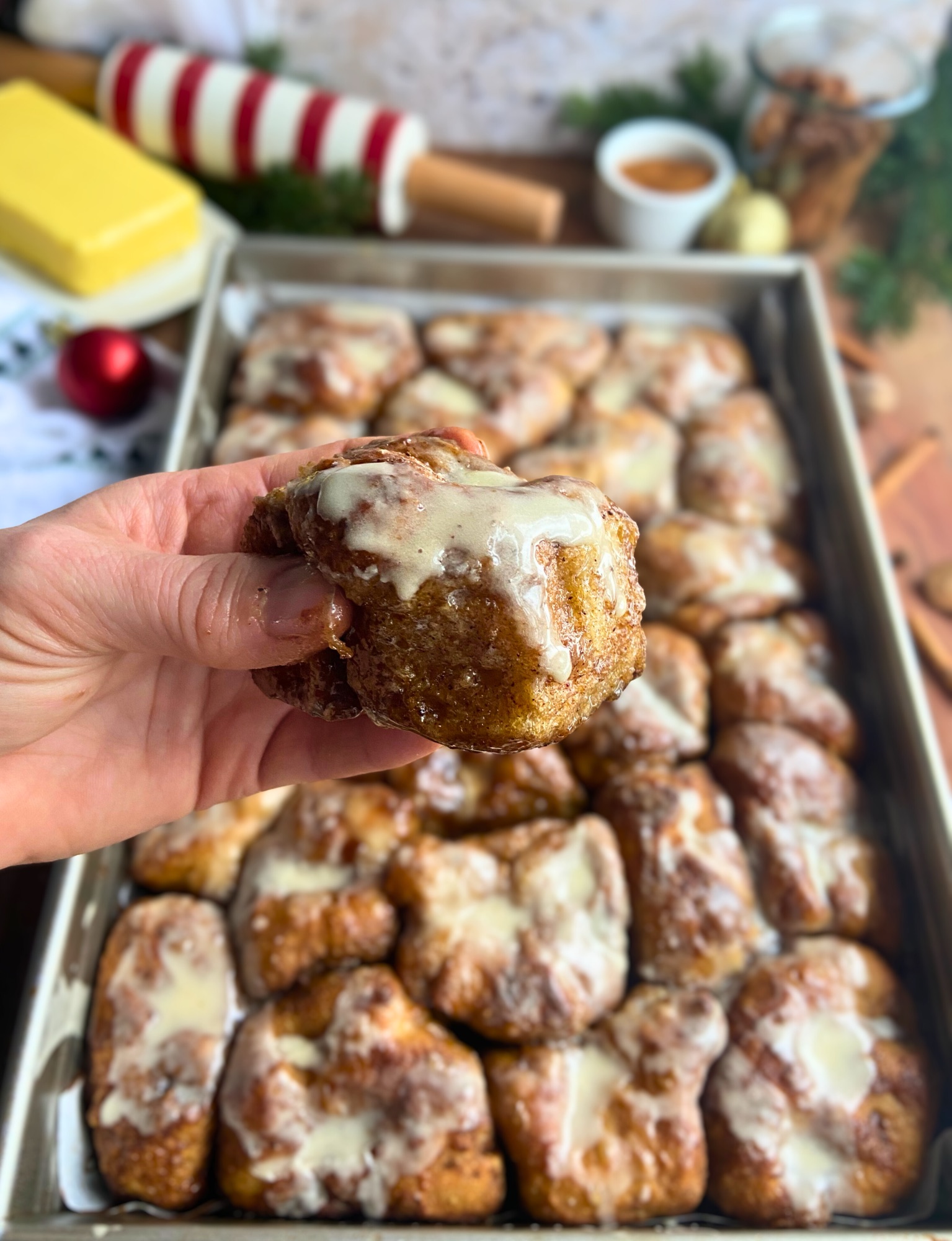Gingerbread Pull-Apart Focaccia