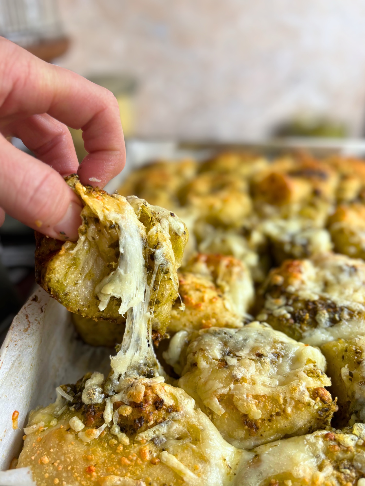 Pesto Pull-Apart Focaccia