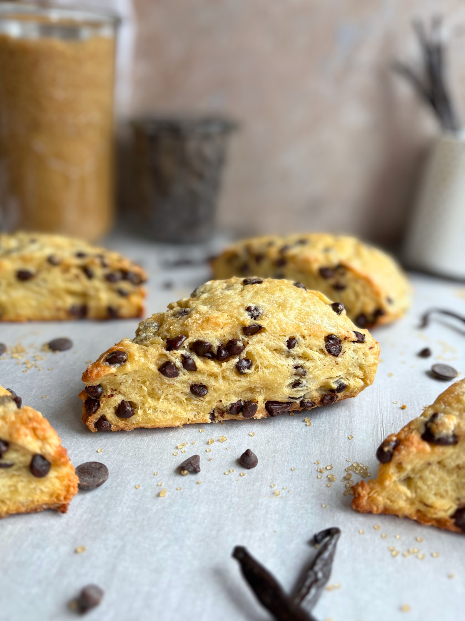 High-Protein Chocolate Chip Scones | Cottage Cheese Recipe