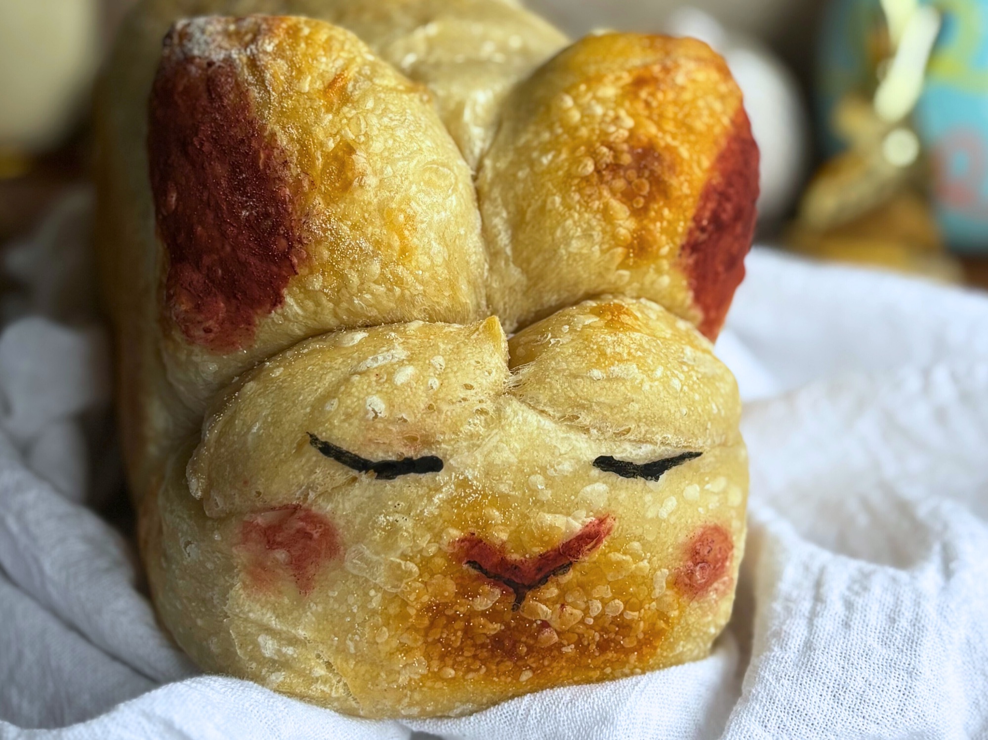 Easter Bunny Sourdough Bread (Loaf Pan)