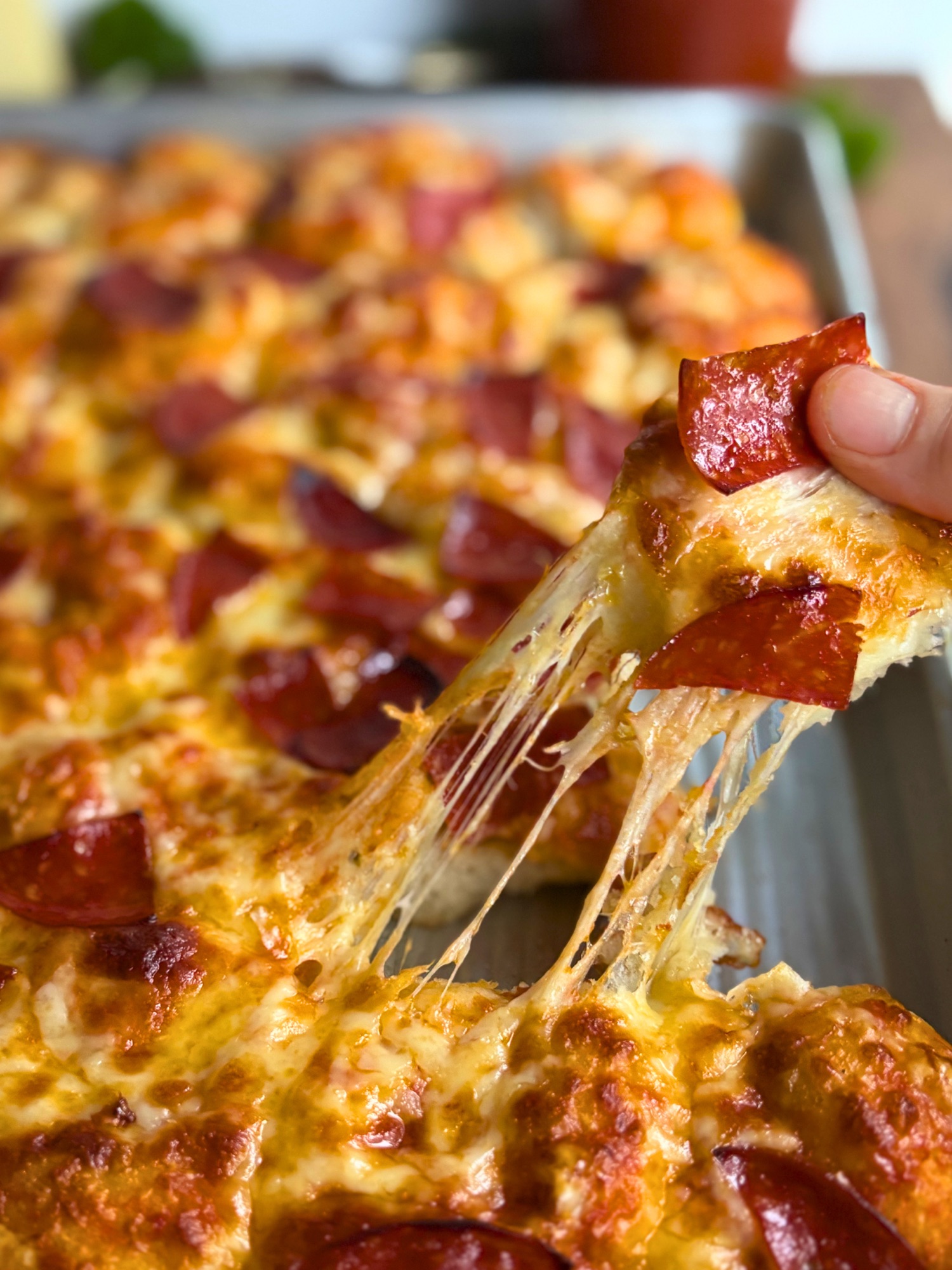 High Protein Sourdough Pizza Bites (Pull Apart)