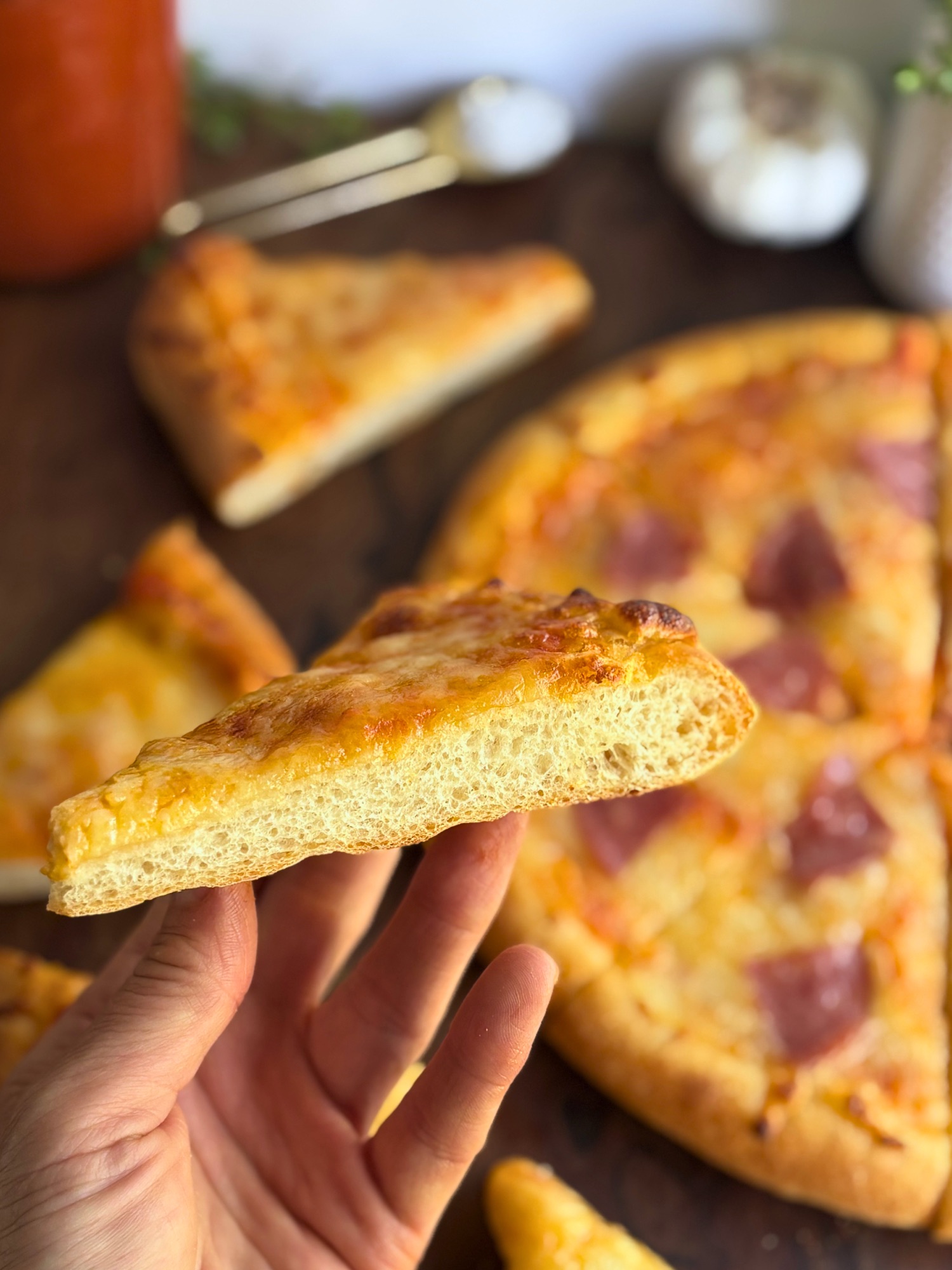 High Protein Pizza Crust (Yeast Recipe)