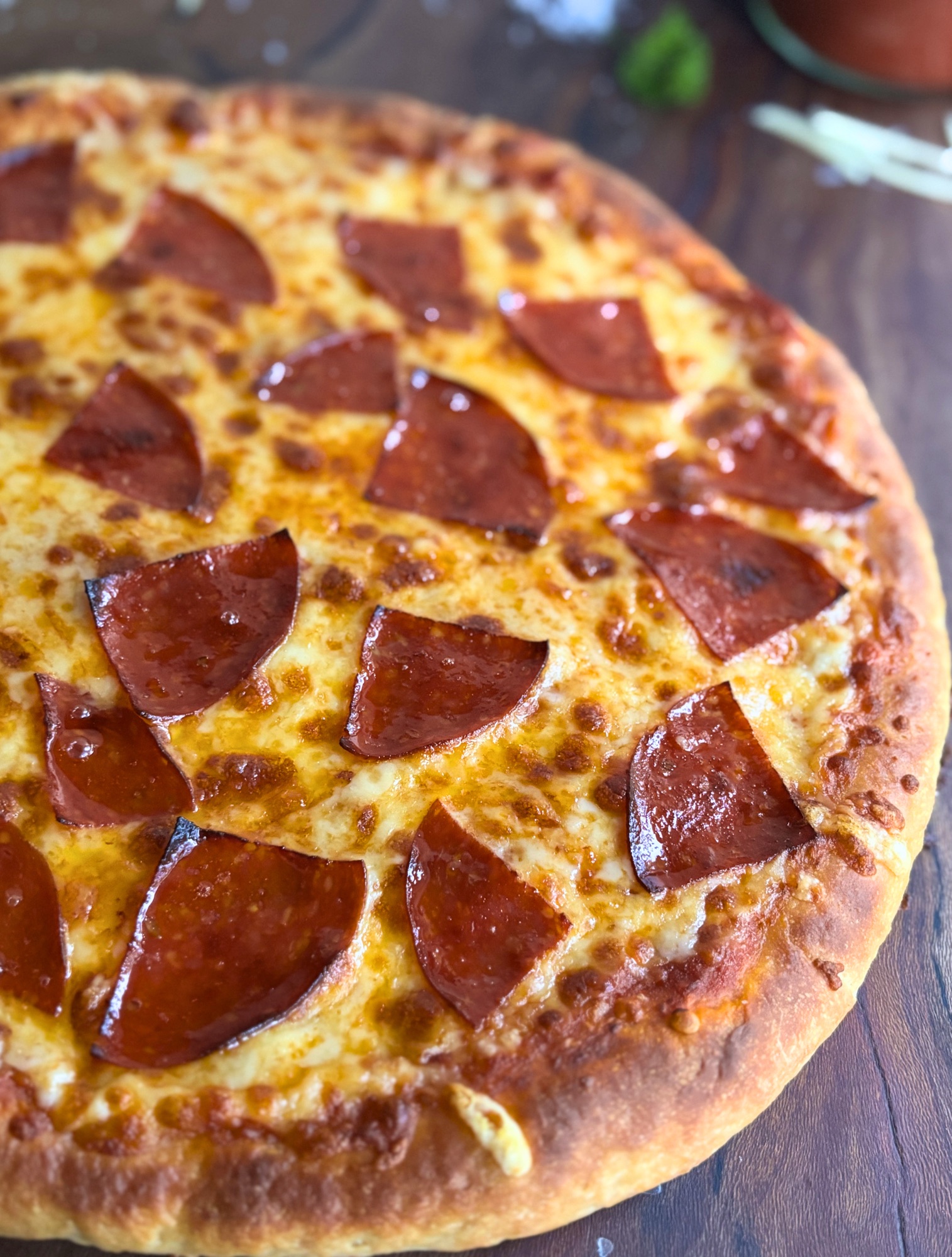 High Protein Sourdough Pizza Crust