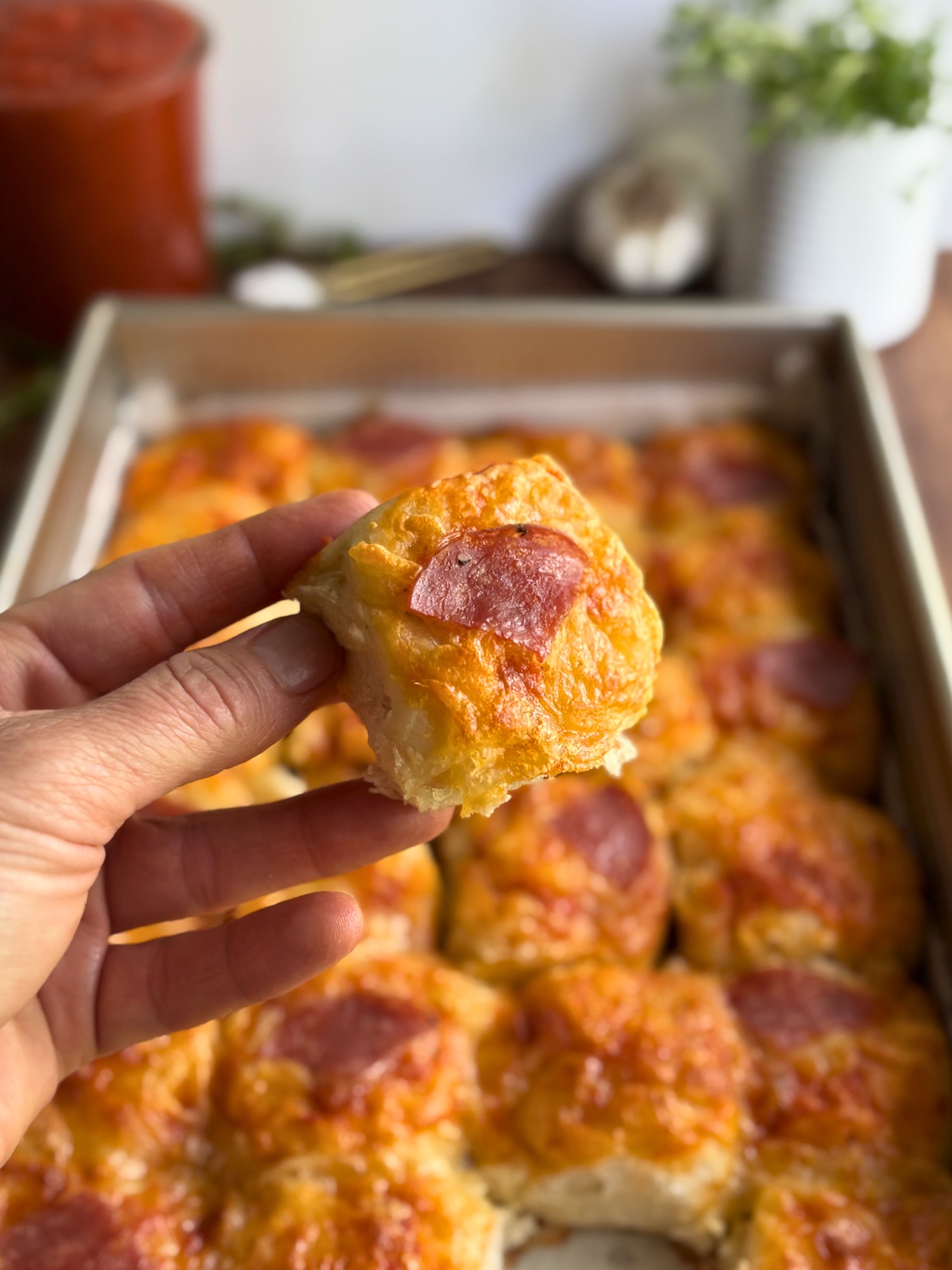 High Protein Pizza Bites (Pull Apart)