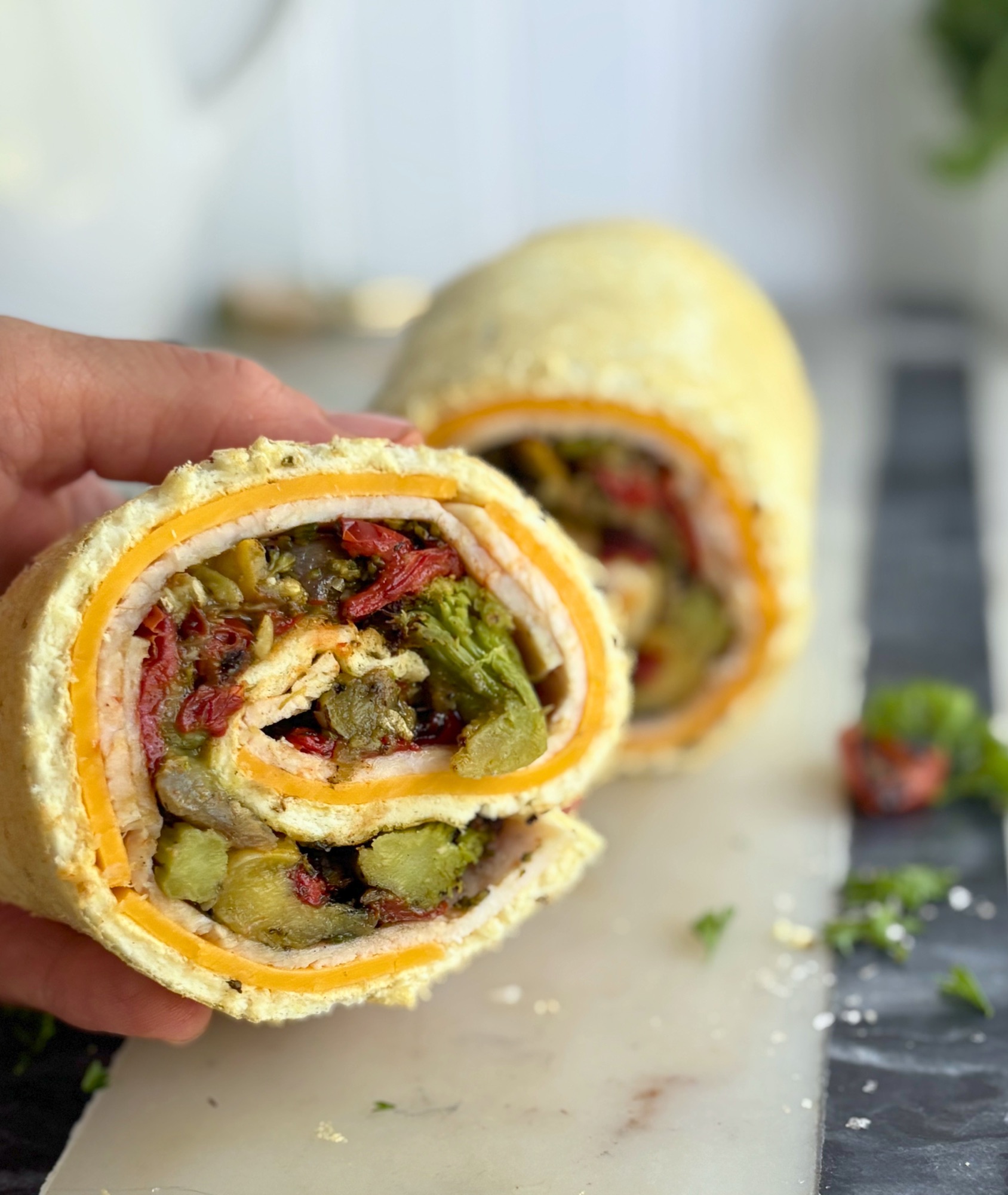 High Protein Egg White Wrap (With or Without Sourdough Discard)