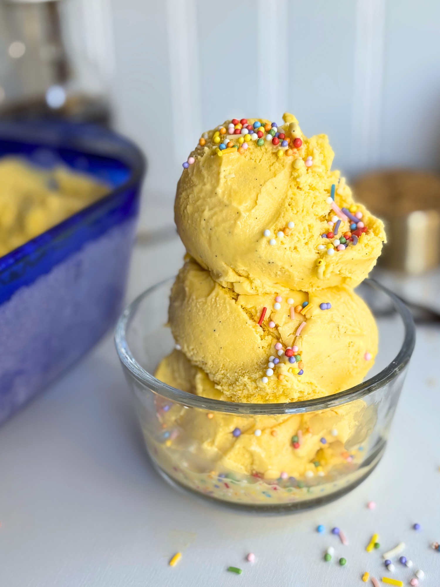 Homemade Vanilla Bean Ice Cream (Custard Base Recipe)