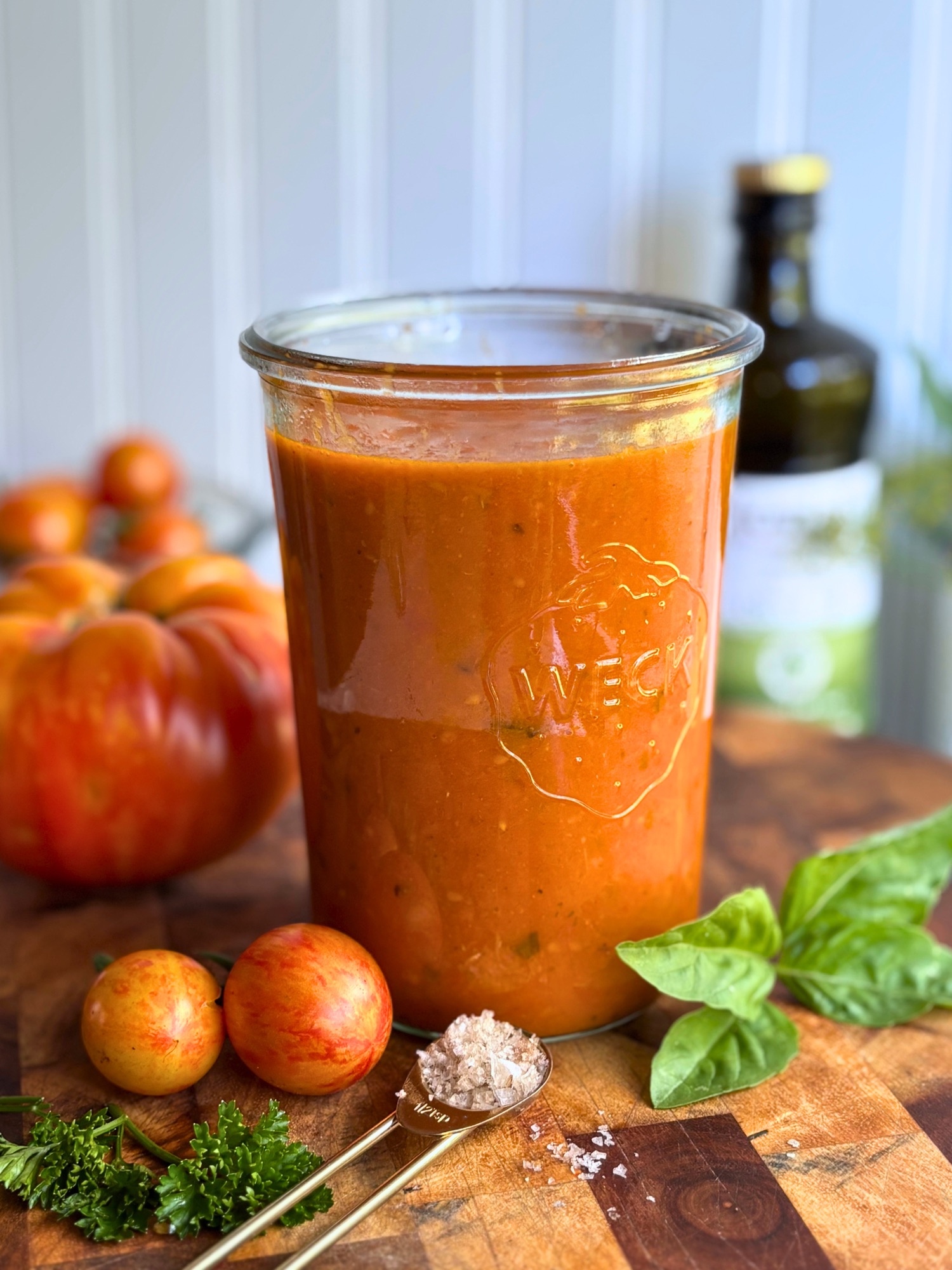 Small Batch Roasted Garden Tomato Sauce