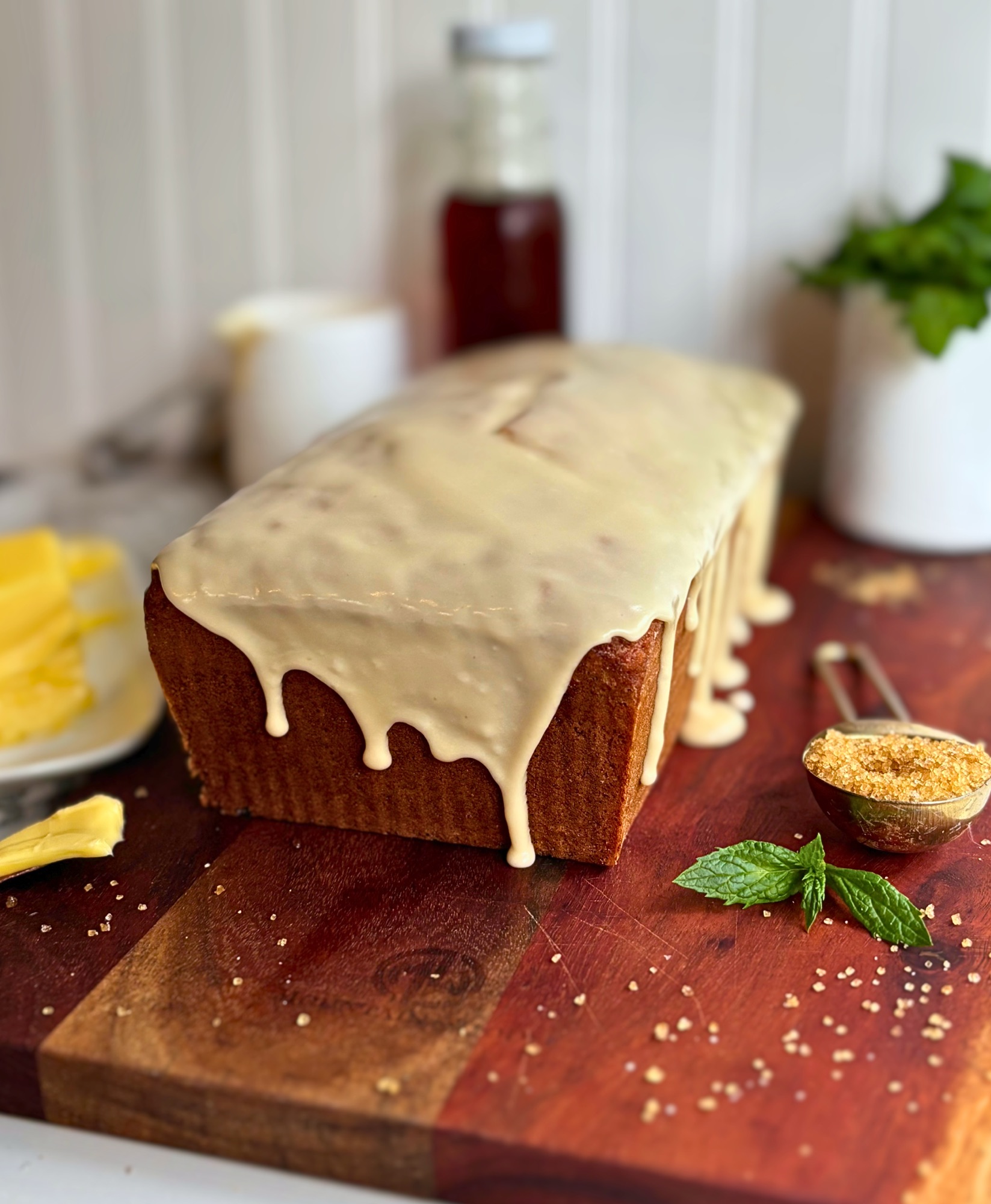 Pancake Bread with Maple Glaze
